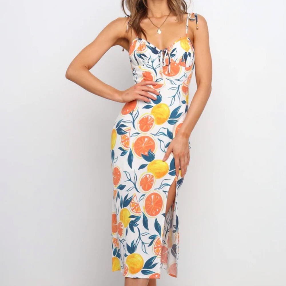 Petal + Pup Everloom Citrus Dress Medium